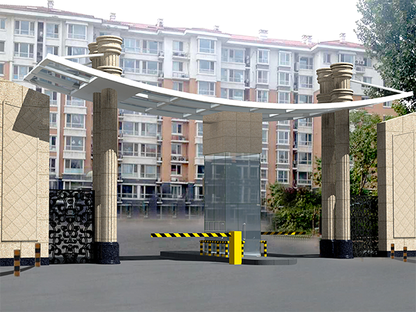 小區(qū)門頭建設(shè)圖